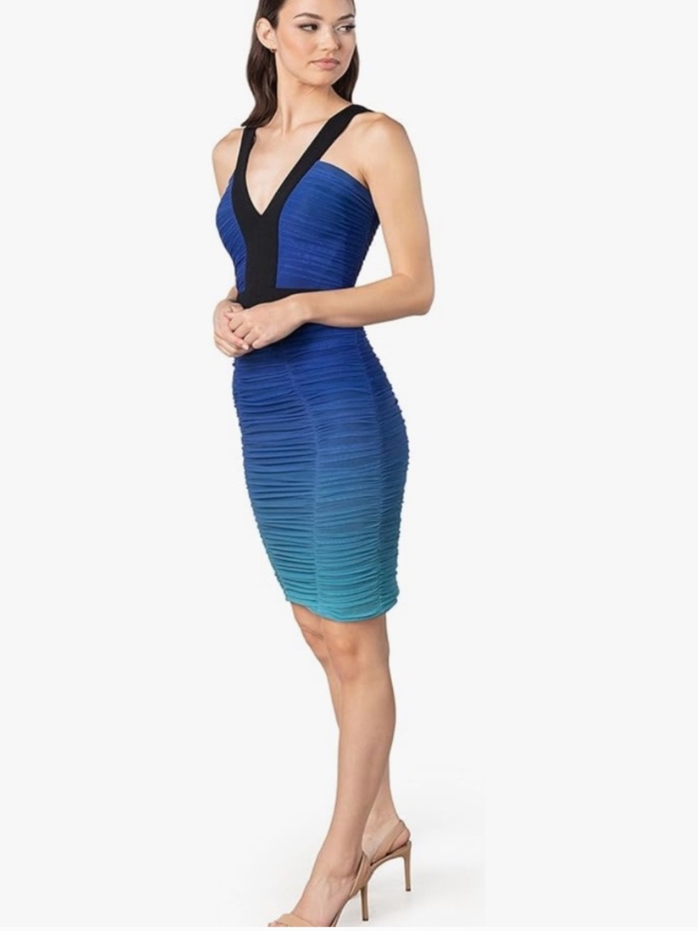 Dress the Population Ruched Bodycon Dress